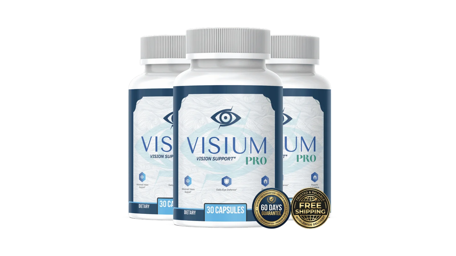 3 Bottles Visium Pro